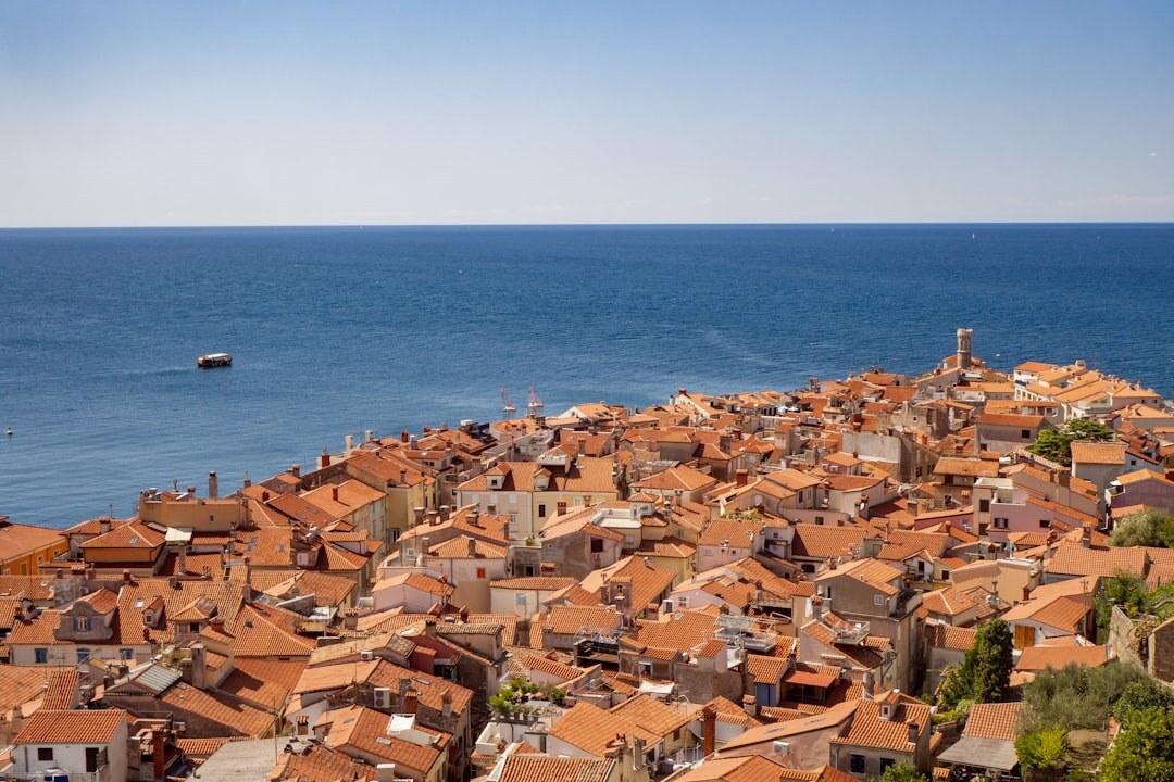 Hotel room balcony overlooking the Adriatic sea
